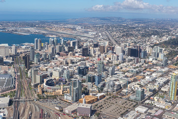 Fototapeta na wymiar Aerial San Diego