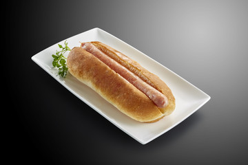 オーソドックスなホットドッグ