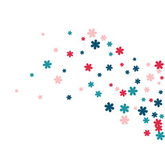 Festive Background with Colorful  flowers. Feminine Pattern for Postcard, Print, Banner or Poster. Small Pretty  flowers For Party Decoration, Wedding, Birthday or Anniversary Invitation. 