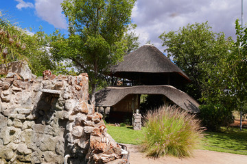 Traditonal african house. Namibia