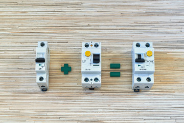 Circuit breaker, RCD, differential current circuit breaker. Differential circuit breaker can be...