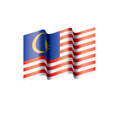 Malaysia flag, vector illustration