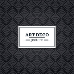 Stylish art deco style scales ornament