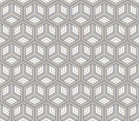 Vector seamless geometric pattern. Classic Chinese ancient fully editable ornament