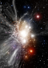 galaxy in a free space © marusja2