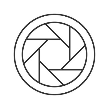 Diaphragm linear icon