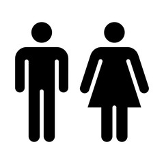 Isotype Man and Woman Symbol