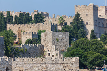 The Towers and wall of the Palace of the Grand Master of the Knights of Rhodes