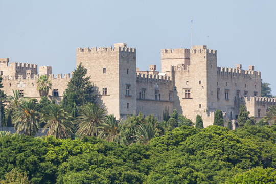 The Towers and wall of the Palace of the Grand Master of the Knights of Rhodes