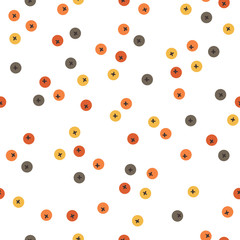 Vector seamless background pattern with retro berries