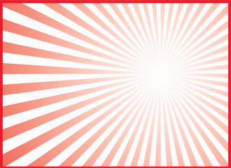 Light ray red color design with illustration use for background and abstract - For Japan style of concept
