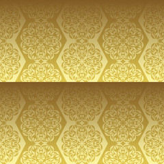 Luxury gold design. Seamless pattern for your decoration