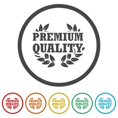 Premium quality, Premium quality label, 6 Colors Included