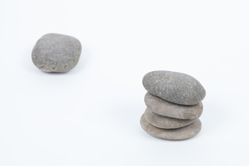 Set of stacked stones