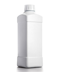 White bottle isolated