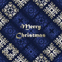 Christmas background. Retro pattern. Can be used for decoration cards or invitation