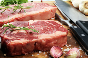 Barbecue Rib Eye Steak, dry Aged Wagyu Entrecote Steak