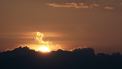 Sunrise in the morning