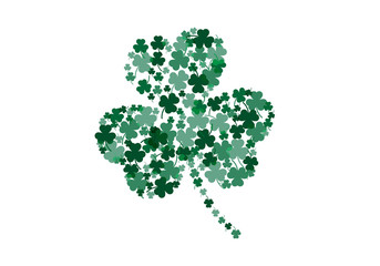 abstract Shamrock leaf background vector