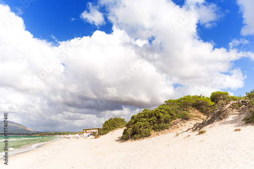 Spiaggia Di Maria Pia Alghero Sardegna Italy Stock Photo