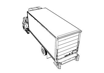 sketch of the truck vector.