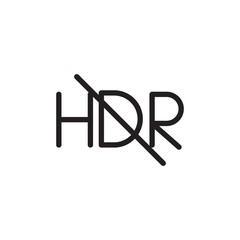 no HDR image outlined vector icon. Modern simple isolated sign. Pixel perfect vector  illustration for logo, website, mobile app and other designs