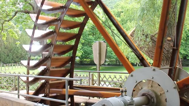 Water wheel in Bad Kreuznach (germany)