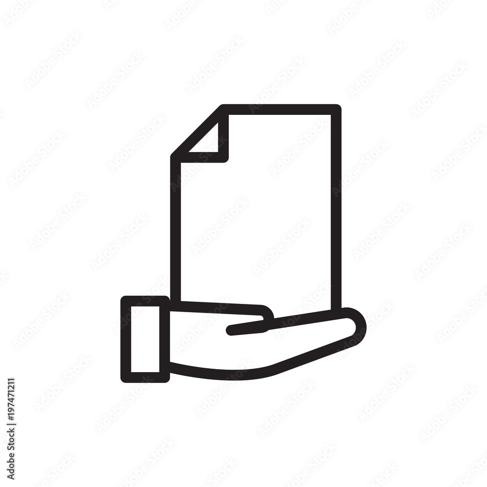 Aufkleber share file outlined vector icon. modern simple isolated sign. pixel perfect vector illustration for 