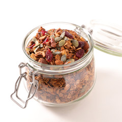 oatmeal, homemade granola