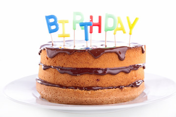 birthday chocolate cake