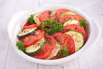 vegetable tian and herbs