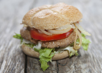 hamburger sandwich viande de bœuf 