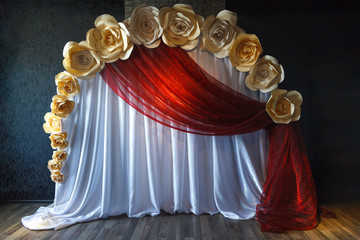 арка с цветами