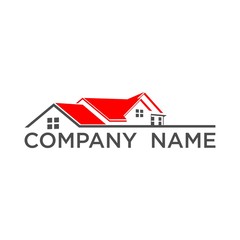 Real Estate and construction vector logo design template. House abstract concept icon.
