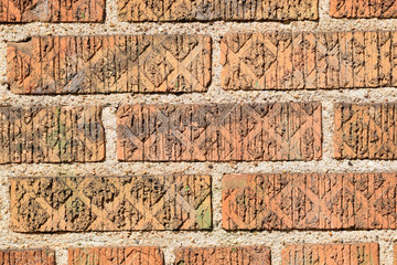 Closeup brick abstract urban texture background
