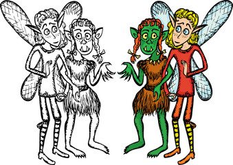 The fairytale friends elves
