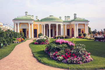 Tsarskoye Selo, State Museum near Saint-Petersburg, Russia. Sunny summer day.