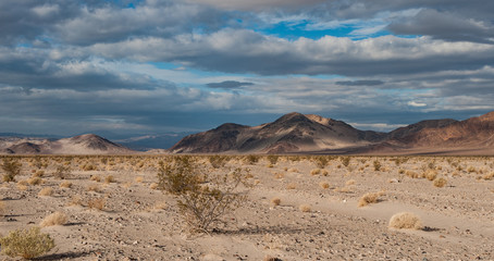 Death Valley desert landscape in southern California