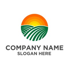 Agriculture Logo, Landscape logo
