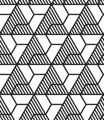 Vector abstract repeating classical background in black and whit