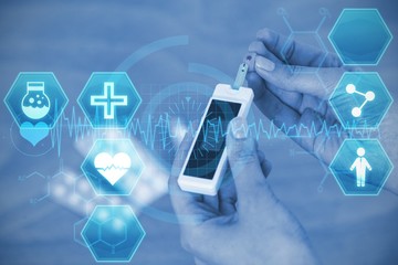 Composite image of medecine