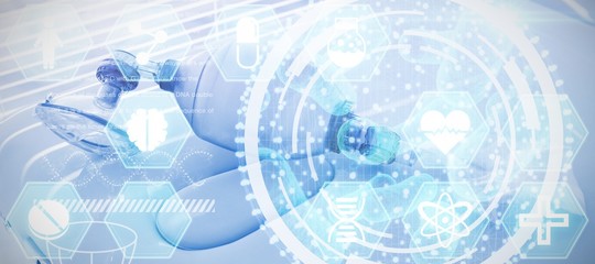 Composite image of medecine