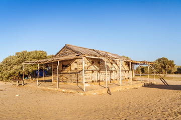 Abandoned wooden house