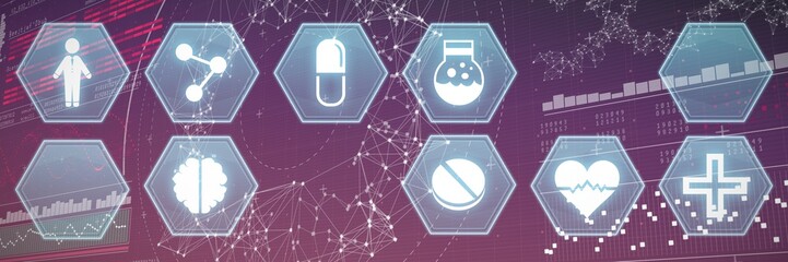 Composite image of medecine