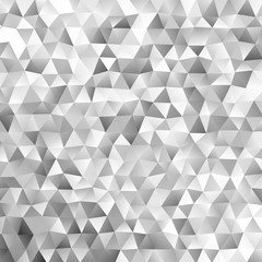 Fototapeta premium Vector retro polygonal triangle background design - abstract illustration