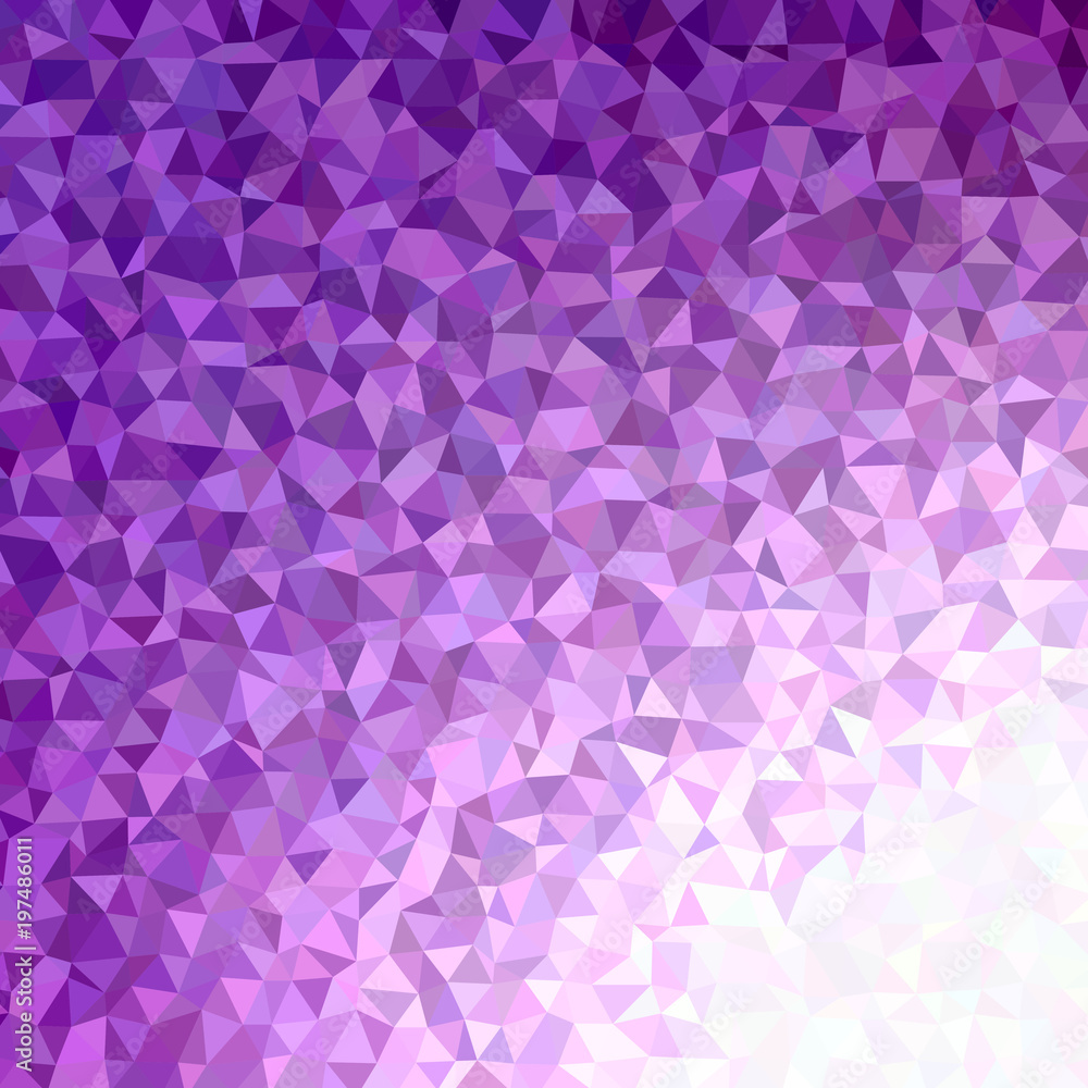 Poster retro abstract irregular triangle background - vector graphic design