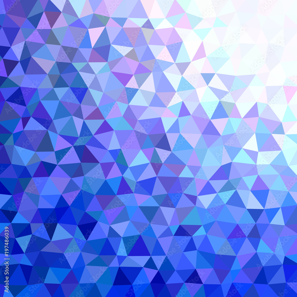 Poster Vector retro triangle polygon background with opacity effect