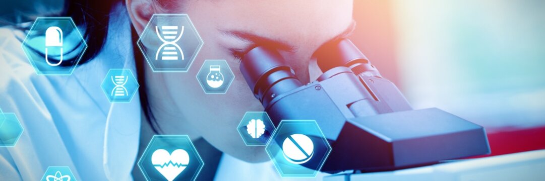 Composite image of medecine