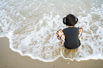 child play beach enjoy activity sea beach