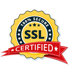 SSL Certified label illustration